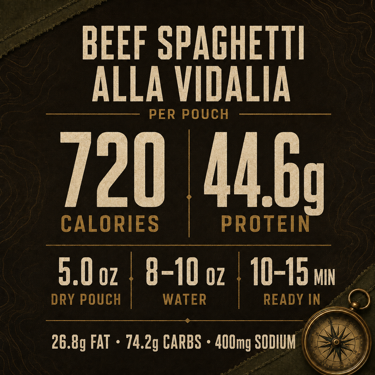 Beef Spaghetti all Vidalia